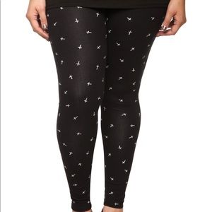 Torrid cross leggings
